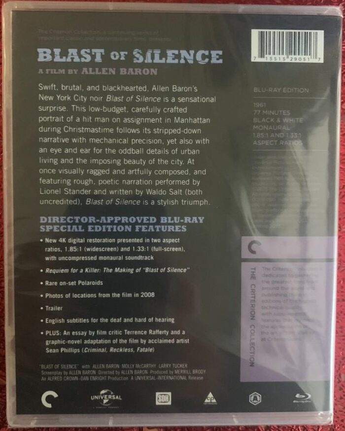 BLAST OF SILENCE (EL NEGRO SILENCIO DEL DOLOR, 1961) -  ED. CRITERION - Imagen 2