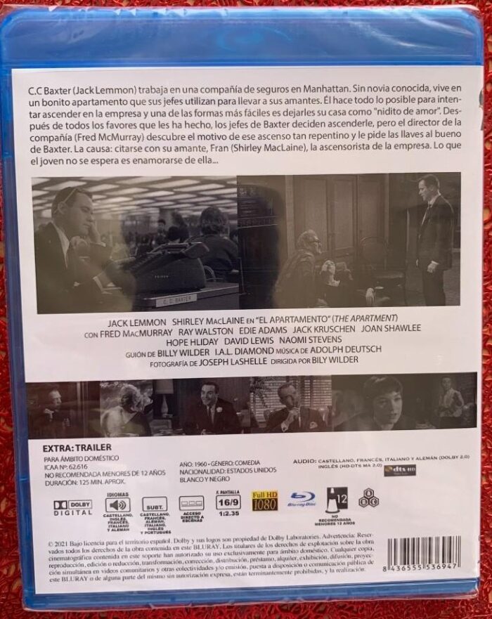 EL APARTAMENTO (Billy Wilder, 1960) - Imagen 2