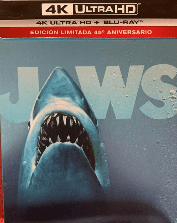 IMG_4019 TIBURON (1975) - ED. LIMITADA METALICA 45 ANIVERSARIO 4K ULTRA HD + BLU RAY - Imagen 1