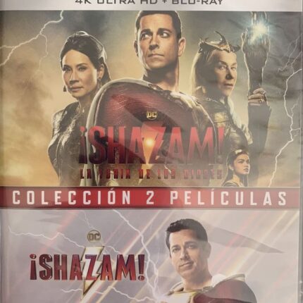 PACK SHAZAM 1 y 2 - ED. COLECCIONISTA 4K ULTRA HD + BLU RAY