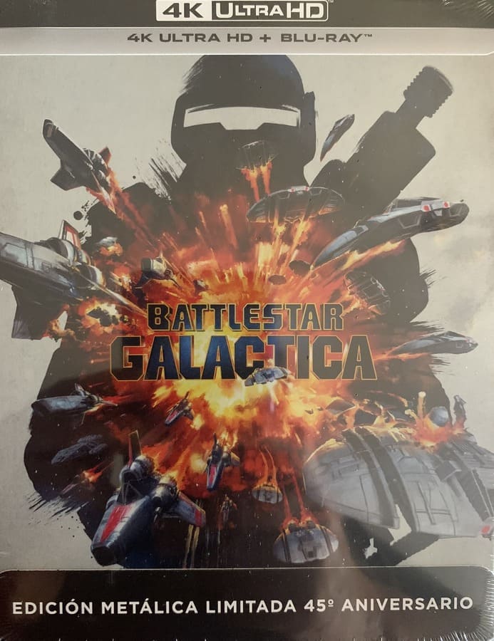 IMG_6595 BATTLESTAR GALACTICA - ED. METALICA LIMITADA 45 ANIV 4K ULTRA HD BLU RAY - Imagen 1