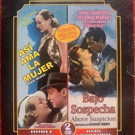 Así ama la mujer/Bajo sospecha. Doble sesión JOAN CRAWFORD (COLECCIONISTA CON LIBRETO)