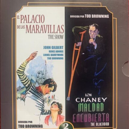El palacio de las maravillas y Maldad Encubierta - DOBLE SESION Tod Browning  ED. CON LIBRETO