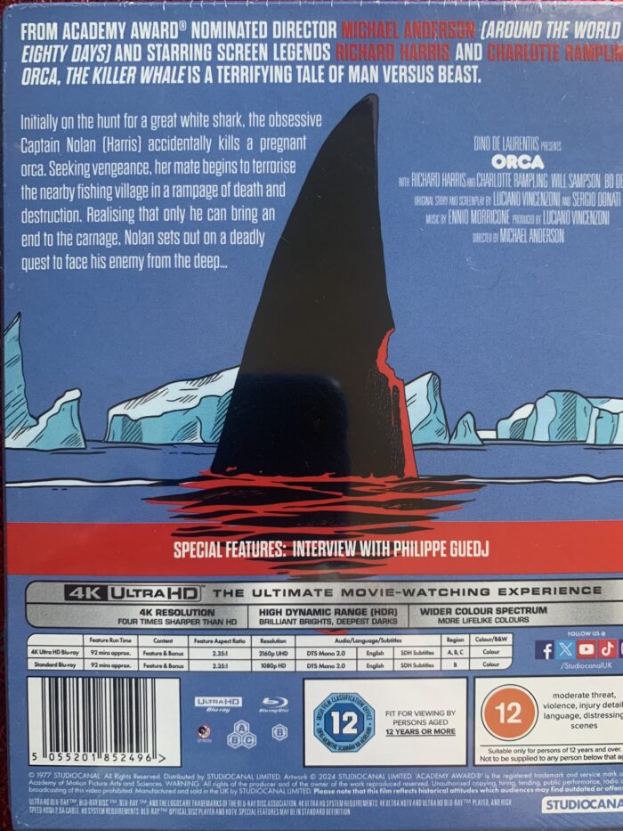 ORCA LA BALLENA ASESINA (ORCA The killer whale) - Imagen 2