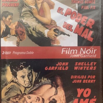 DOBLE SESION JOHN GARFIELD - Cine NEGRO