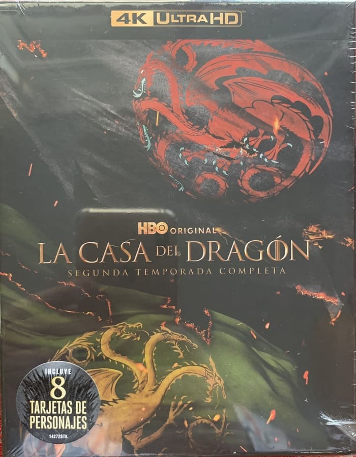 IMG_2277 LA CASA DEL DRAGON (2024) TEMPORADA 2 - EDIC. METALICA 4K UHD + BLU RAY - Imagen 1