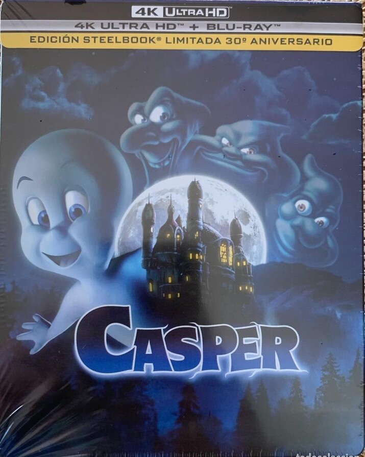 CASPER Casper - Edicion metalica limitada 30 th Aniversario 4K UHD + BLURAY - Imagen 1
