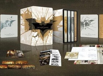 TRILOGIA EL CABALLERO OSCURO - EDICION LIMITADA METALICA 4K UHD + BLU RAY - ESP