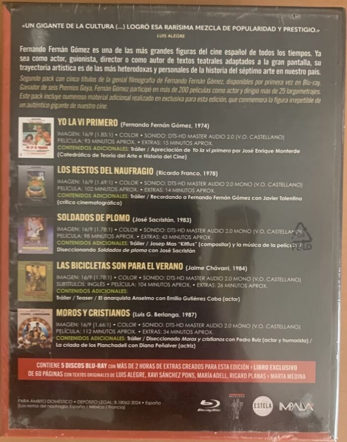 FERNANDO FERNAN GOMEZ VOL. 2 - 5 DISCOS - Imagen 2