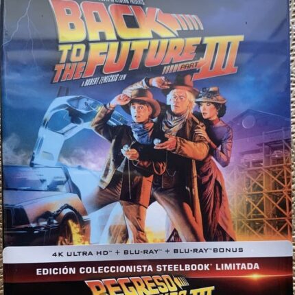 REGRESO AL FUTURO III - EDICION COLECCIONISTA METALICA LIMITADA 40 ANIVERSARIO(4K UHD+BLURAY+BLURAY BONUS) STEELBOOK