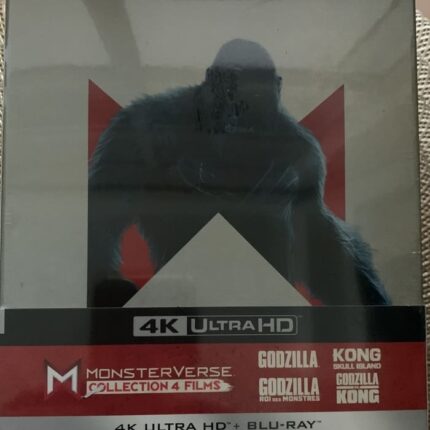 PACK GODZILLA - EDICION METALICA 4K UHD CON ESTUCHE - MONSTERVERSE 4 Film Collection