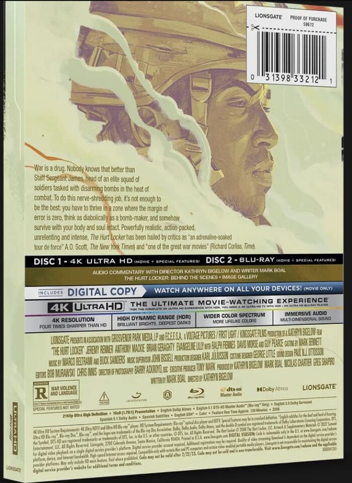 THE HURT LOCKER / EN TIERRA HOSTIL - EDICION COLECCIONISTA METALICA - Imagen 3